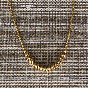 vintage Monet gold tone necklace